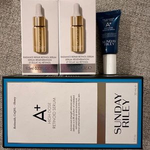 Full size Sunday Riley A+ &  2 Evelom Radiance Repair Retinol Serum